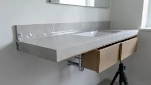 konstrukcja blatu pod umywalkę
