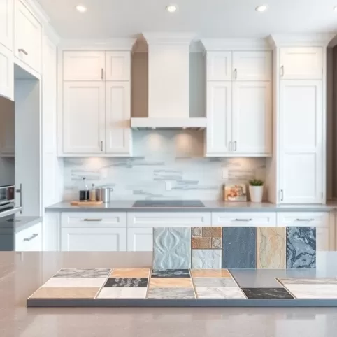 Biała Kuchnia Szary Blat Jakie Płytki