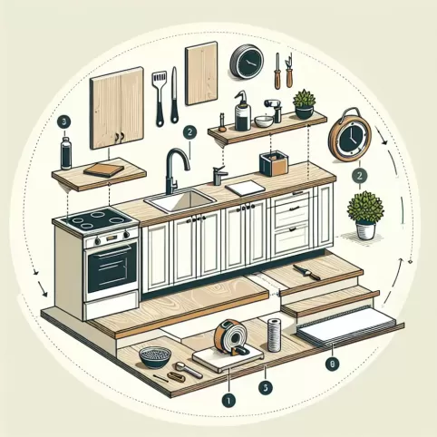 jak zamontować blat kuchenny