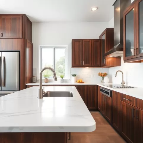 Jaki blat do brązowych mebli kuchennych